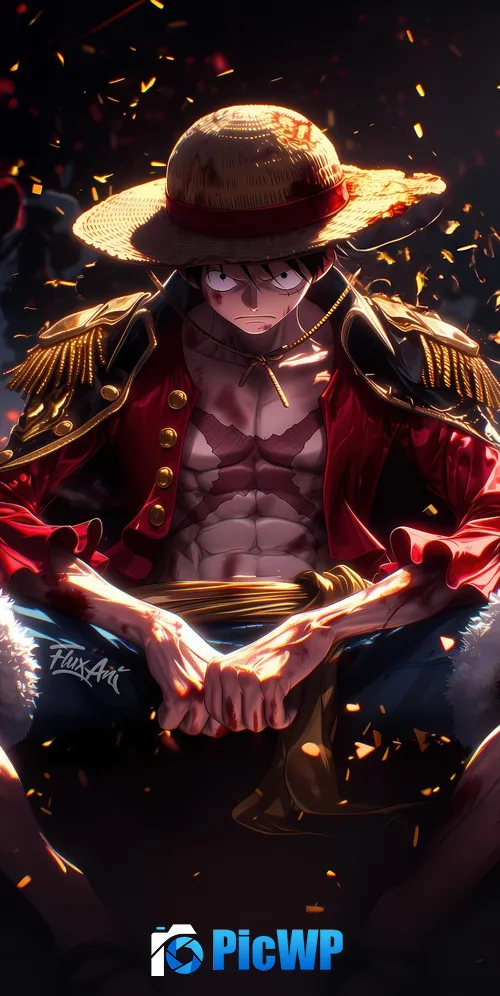 Straw Hat Luffy One Piece 3K Mobile Wallpaper