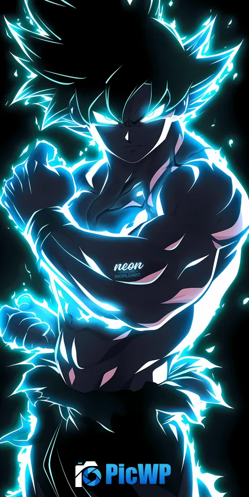 Goku Ultra Instinct Electric 3K Mobile Wallpaper