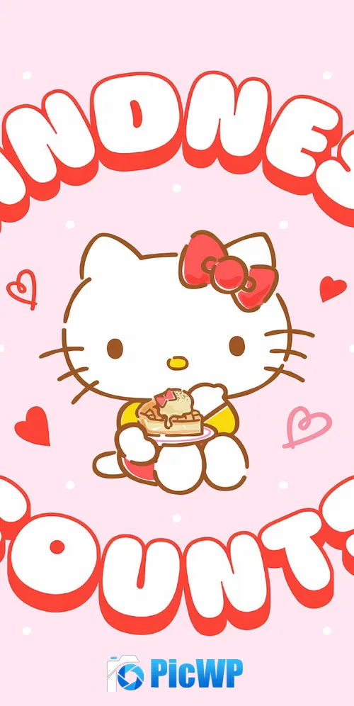 Hello Kitty Kindness 3K Mobile Wallpaper