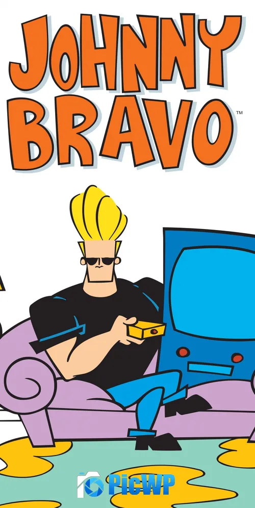 Johnny Bravo Poster 3K Mobile Wallpaper