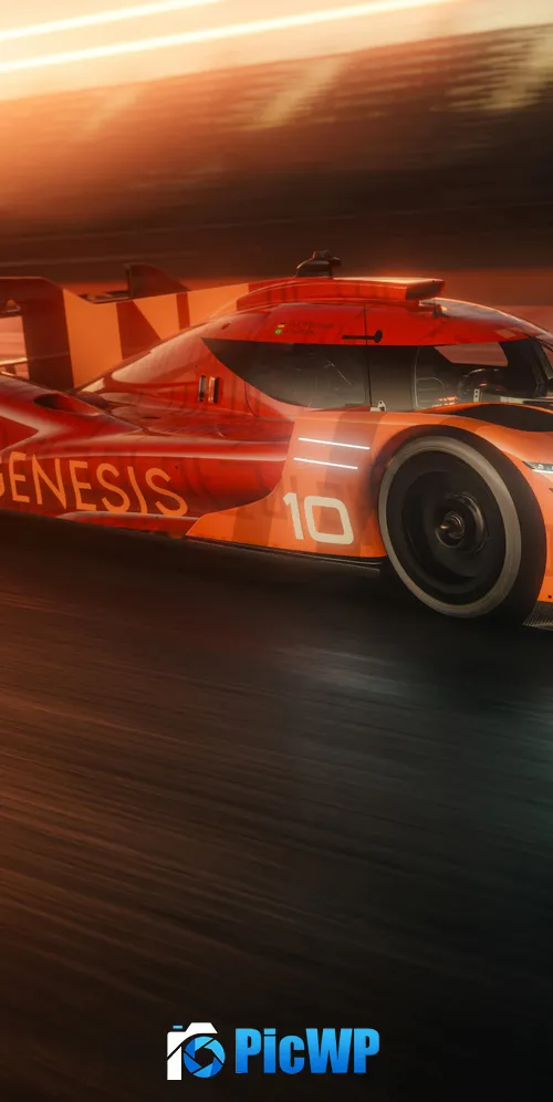 Genesis GMR-001 Prototype car 3K Mobile Wallpaper
