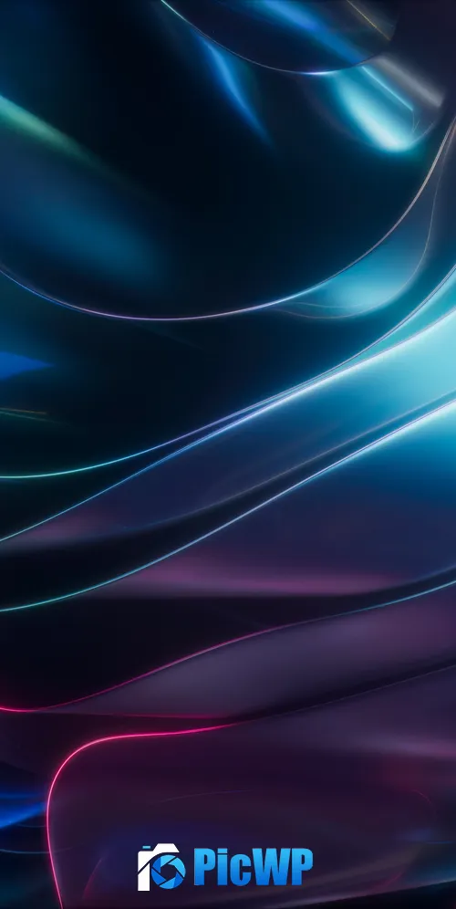 Modern Blue abstract 3K Mobile Wallpaper