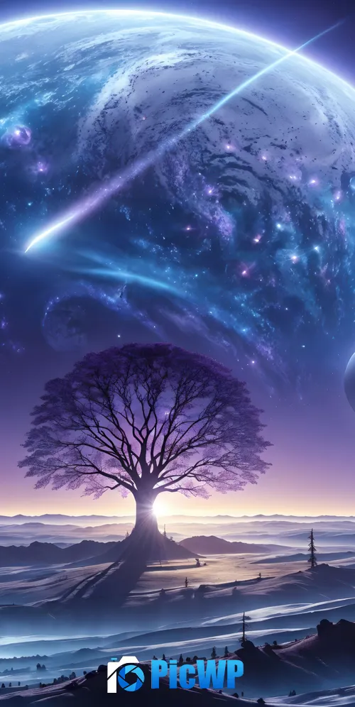 Alien planet Scenery 3K Mobile Wallpaper