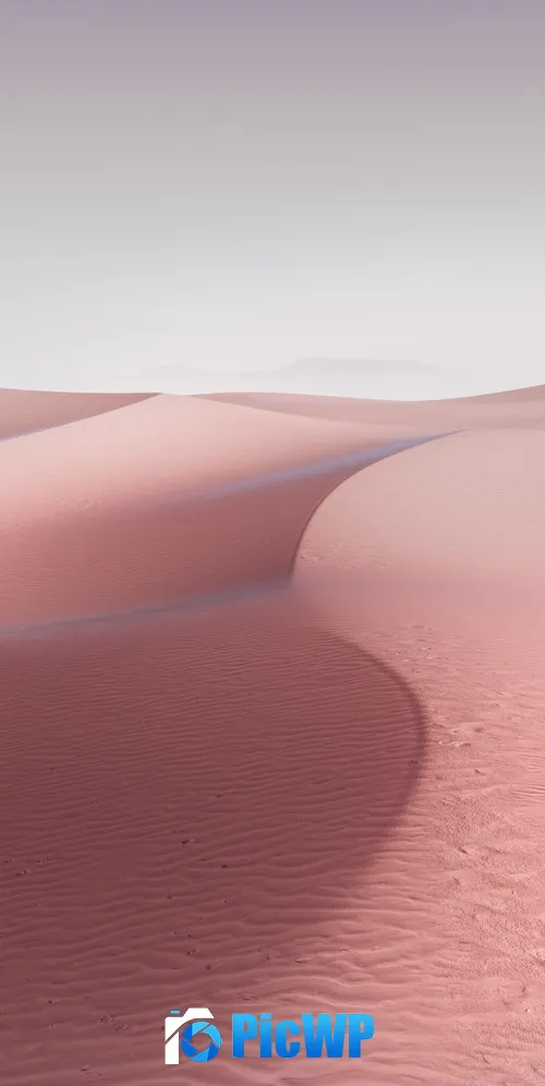 Sand Dunes Pink aesthetic 3K Mobile Wallpaper