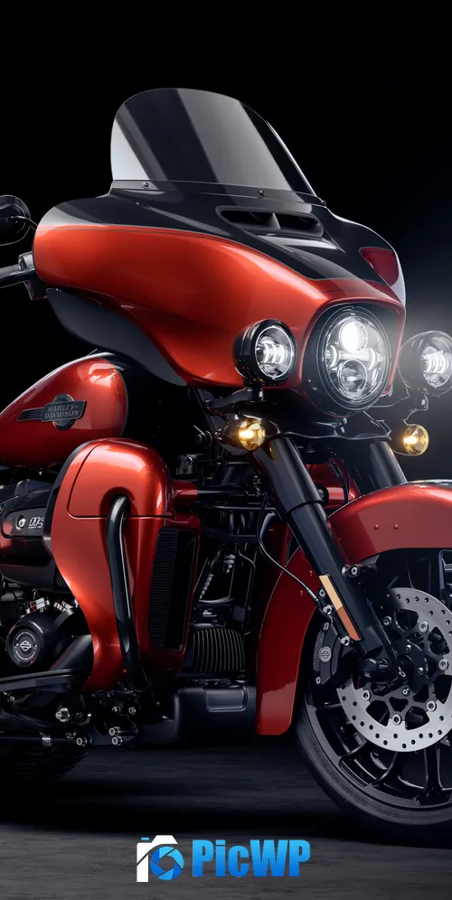 Harley-Davidson Tri Glide Ultra 2025 3K Mobile Wallpaper