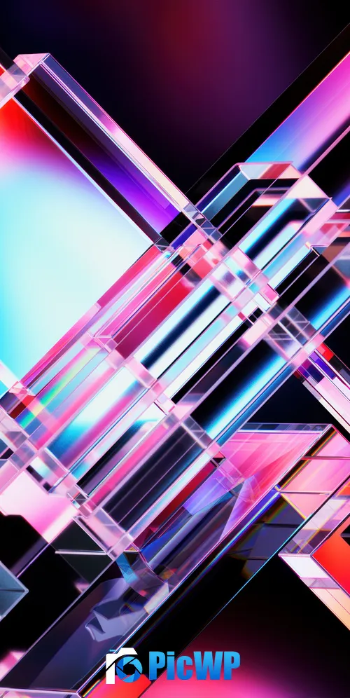 Vibrant Abstract art 3K Mobile Wallpaper