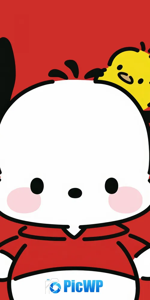 Pochacco Duck With Knife 3K Mobile Wallpaper