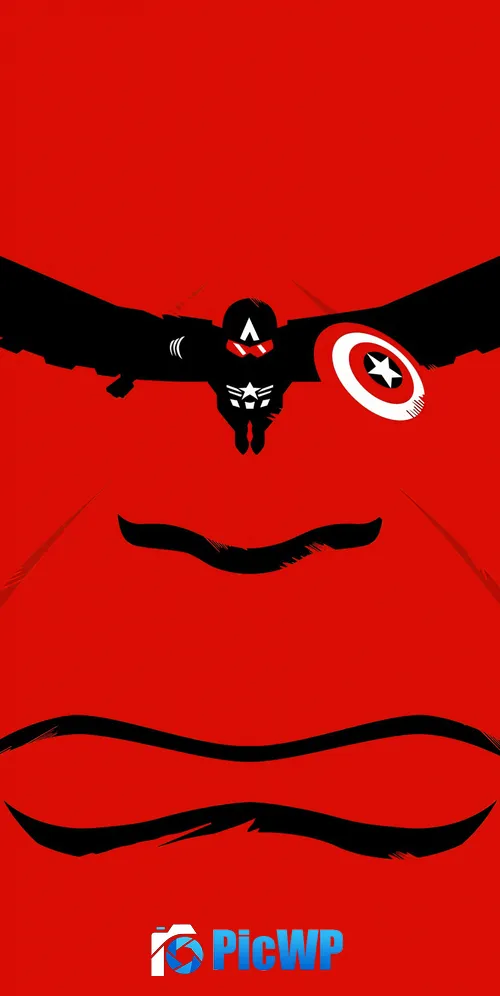 Captain America: Brave New World Minimalist 3K Mobile Wallpaper