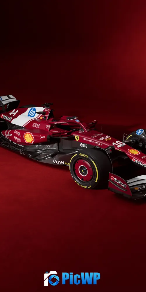 Ferrari SF-25 3K Mobile Wallpaper