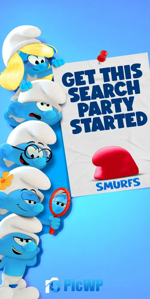 Smurfs 3K Mobile Wallpaper