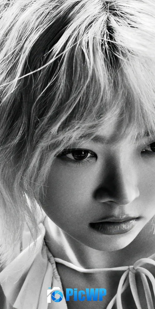 Hong Eunchaem Monochrome 3K Mobile Wallpaper
