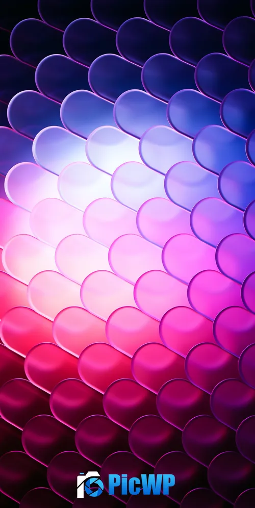 Geometric Hexagons 3K Mobile Wallpaper