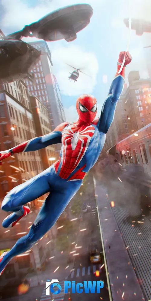 Marvel's Spider-Man 2 Action game 3K Mobile Wallpaper