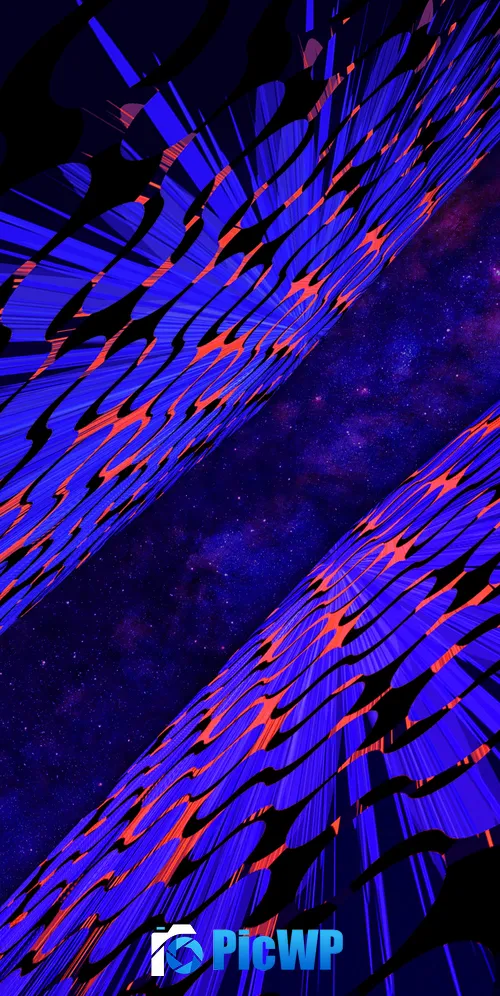 Neon Modern architecture 3K Mobile Wallpaper