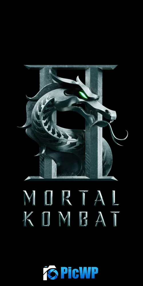 Mortal Kombat II Black background 3K Mobile Wallpaper