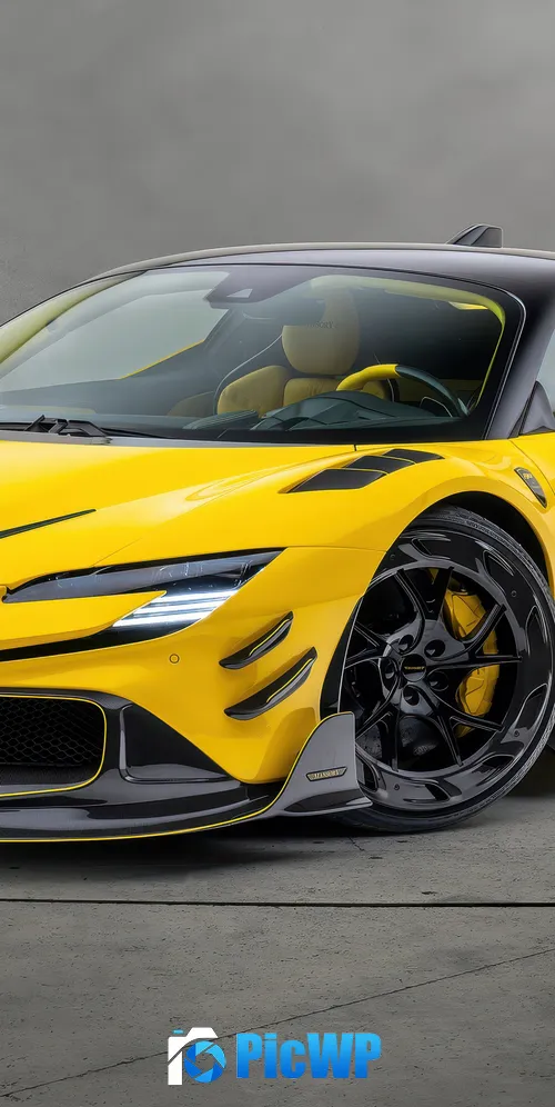 Ferrari SF90 Mansory 3K Mobile Wallpaper