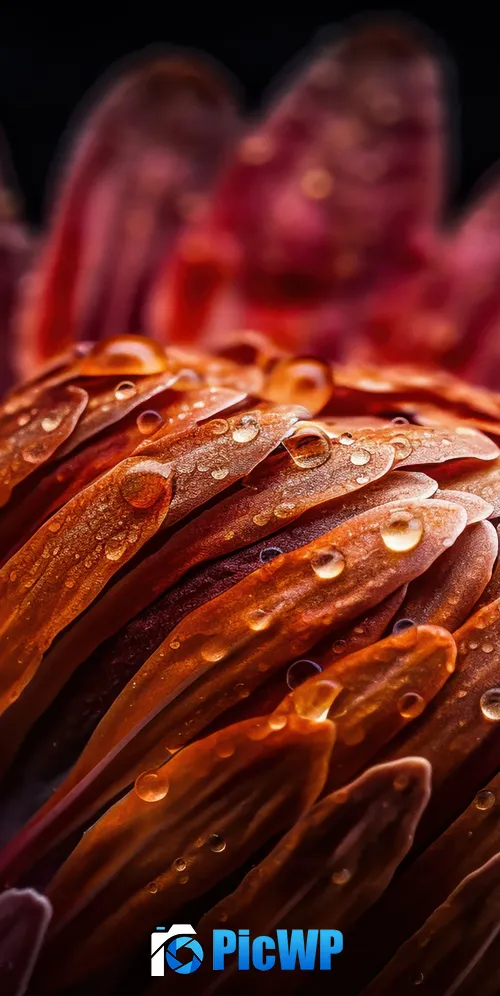 Protea flower Macro 3K Mobile Wallpaper