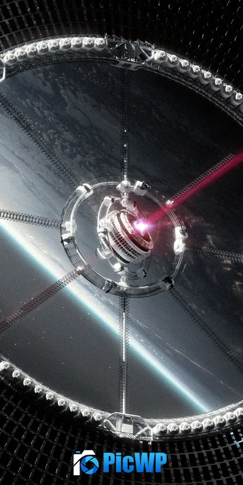 NASA Laser technology 3K Mobile Wallpaper