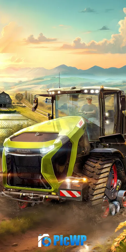 Farming Simulator 25 Key Art 3K Mobile Wallpaper
