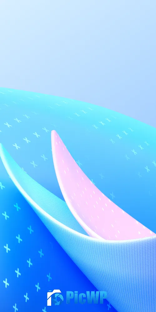Windows 11 Abstract layers 3K Mobile Wallpaper
