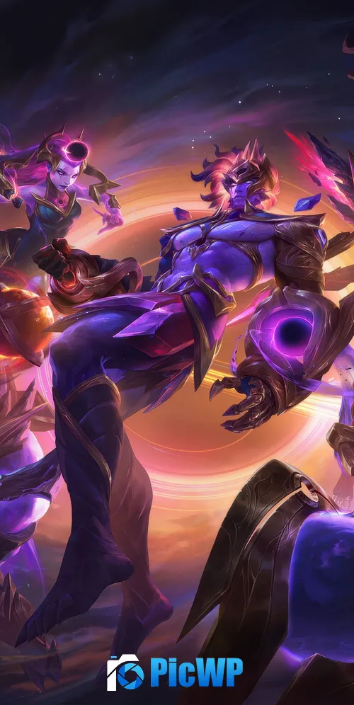 Dark Star League of Legends 3K Mobile Wallpaper