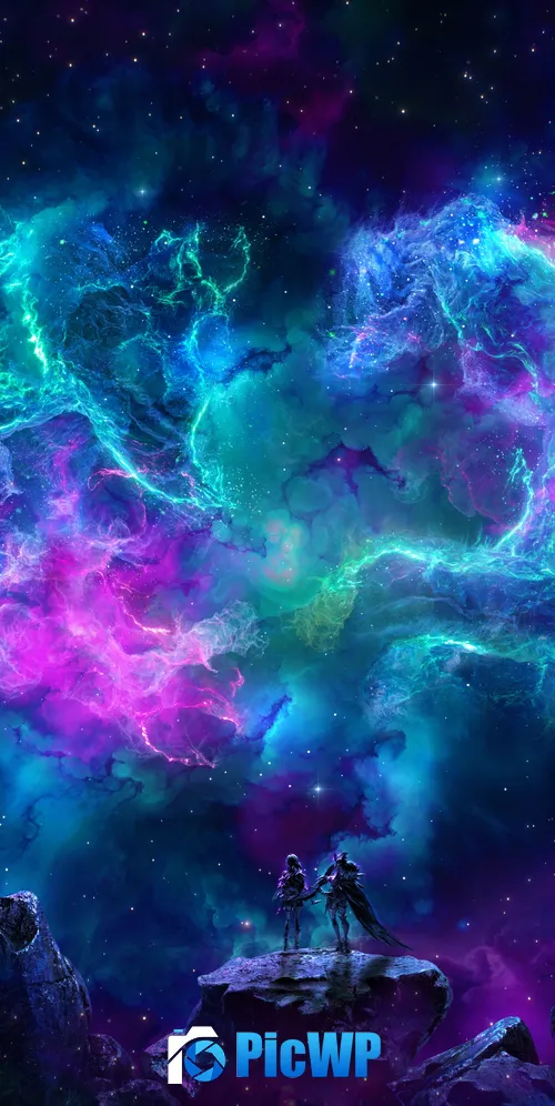 Together Nebula 3K Mobile Wallpaper