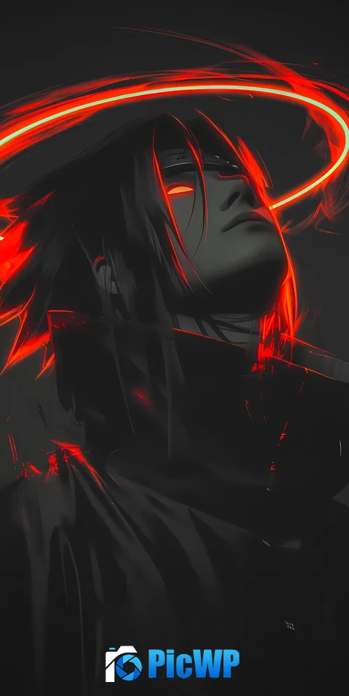Sasuke Uchiha Dark aesthetic 3K Mobile Wallpaper