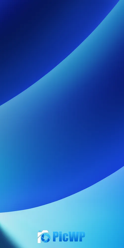 Ultrawide Blue background 3K Mobile Wallpaper