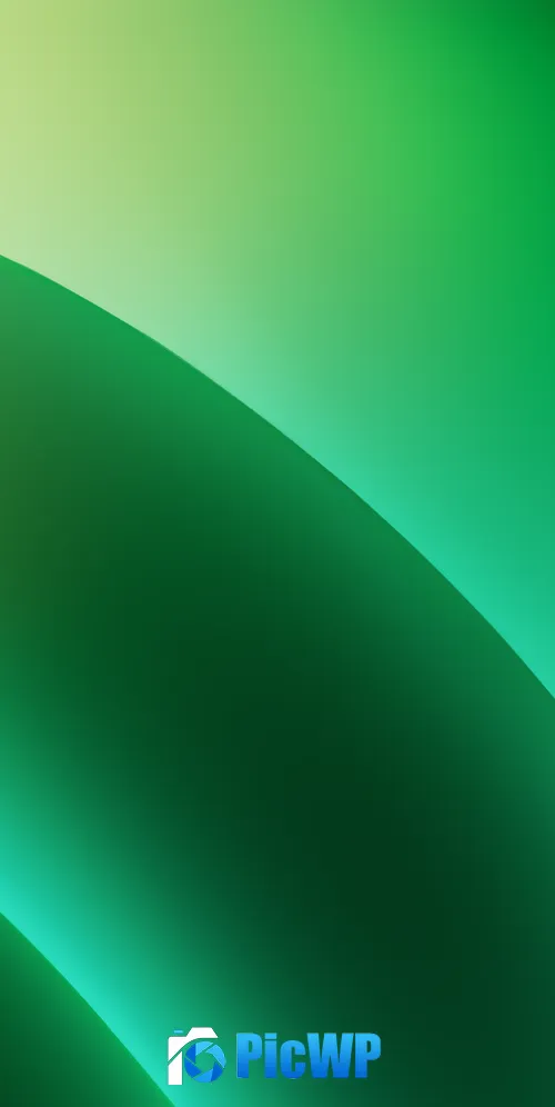 Green Gradient background 3K Mobile Wallpaper
