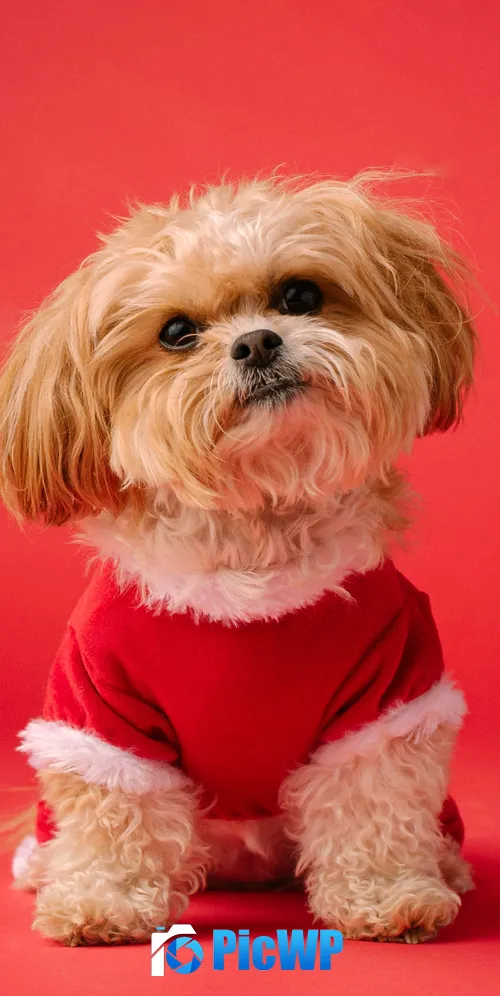 Shih Tzu Cute dog 3K Mobile Wallpaper