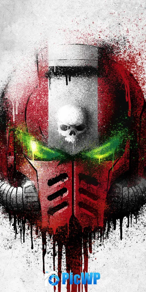 Blood Angels Warhammer 40K 3K Mobile Wallpaper