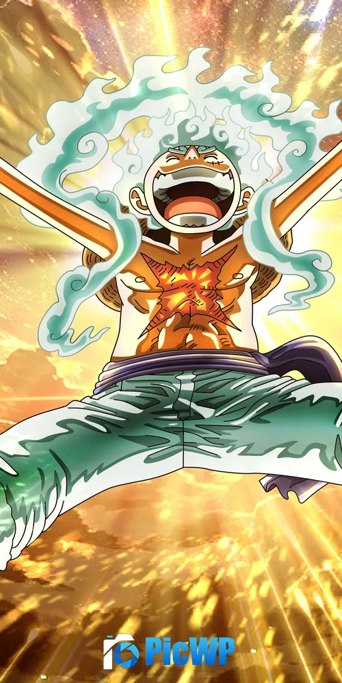 Laughing Luffy One Piece 3K Mobile Wallpaper