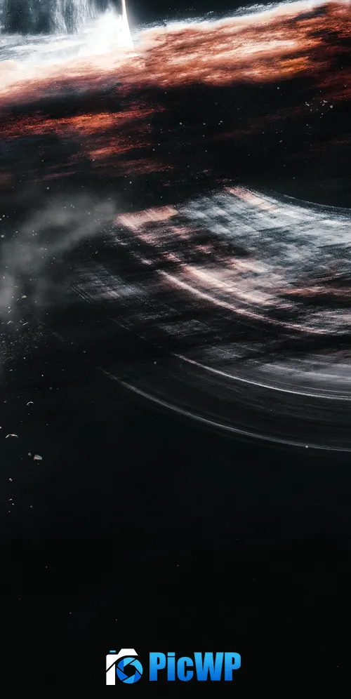 Black hole Cosmic phenomena 3K Mobile Wallpaper