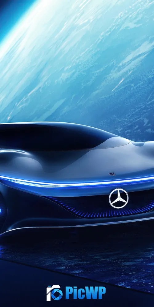 Mercedes-Benz VISION AVTR Outer space 3K Mobile Wallpaper