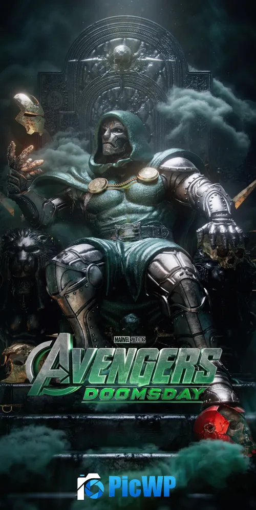 Avengers: Doomsday Victor von Doom 3K Mobile Wallpaper