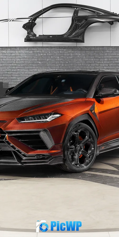 TopCar Lamborghini Urus R’Evo Stealth Edition 3K Mobile Wallpaper