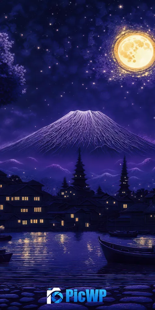 Mount Fuji Aesthetic 3K Mobile Wallpaper