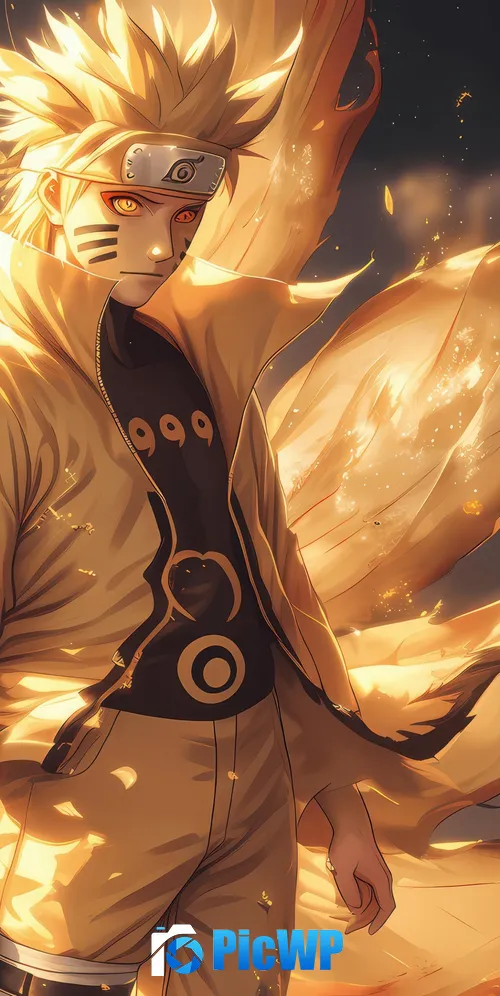 Naruto Uzumaki Kurama 3K Mobile Wallpaper
