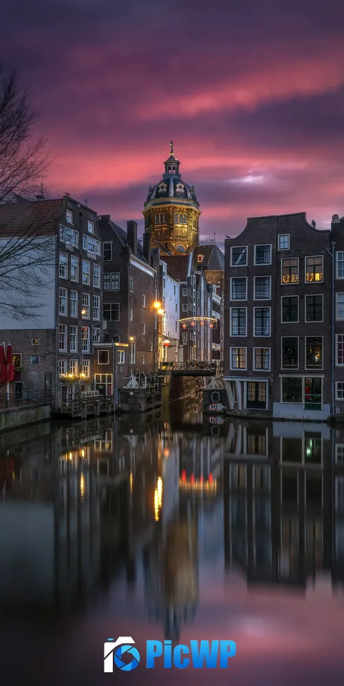 Amsterdam Aesthetic 3K Mobile Wallpaper