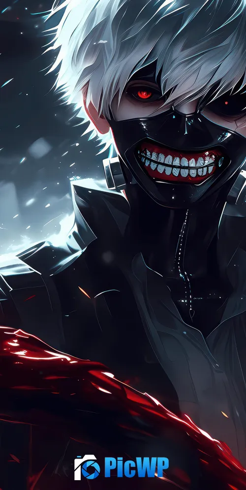 Ken Kaneki Gothic 3K Mobile Wallpaper