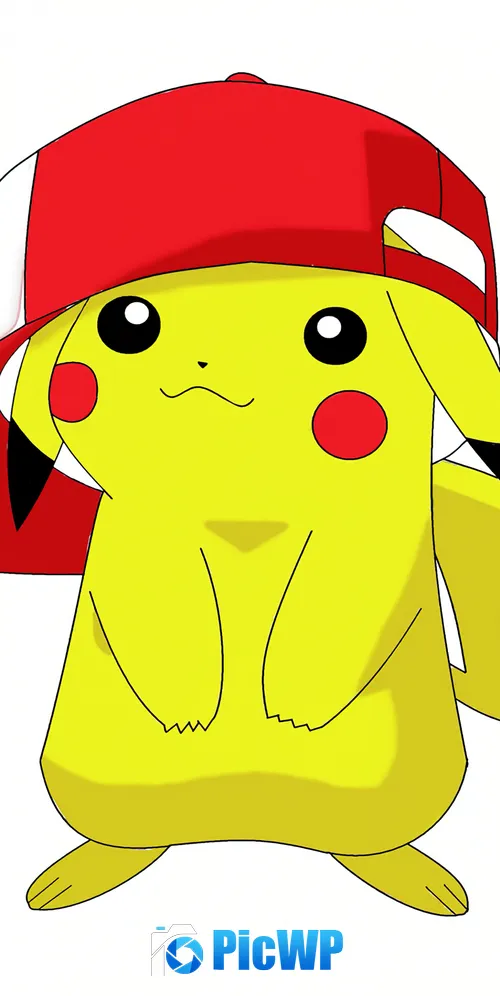 Pikachu Drawing 3K Mobile Wallpaper