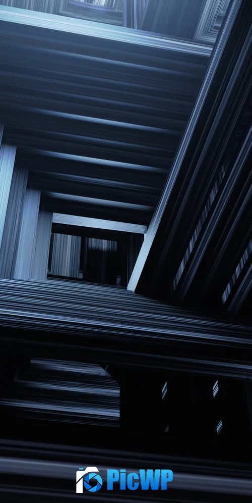 Mysterious Geometric 3K Mobile Wallpaper