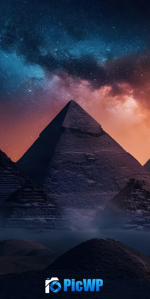 The Great Pyramid of Giza Aesthetic 3K Mobile Wallpaper