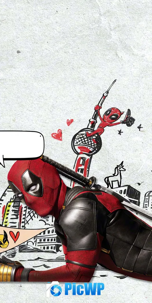 Deadpool & Wolverine Artwork 3K Mobile Wallpaper