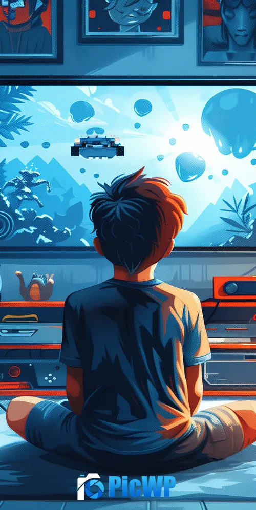 Gamer Gaming room 3K Mobile Wallpaper
