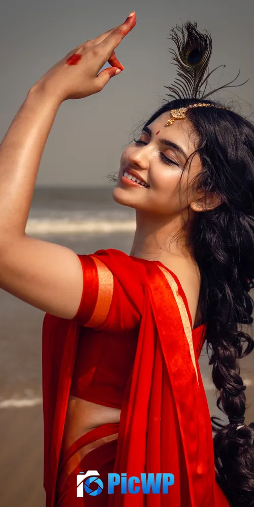 Mamitha Baiju Malayalam actress 3K Mobile Wallpaper