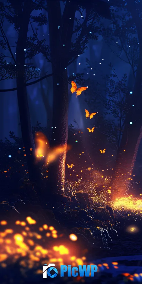 Butterfly Fairies 3K Mobile Wallpaper