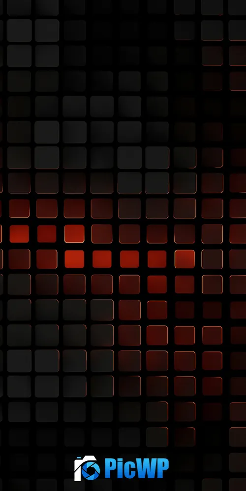 Mosaic Dark background 3K Mobile Wallpaper