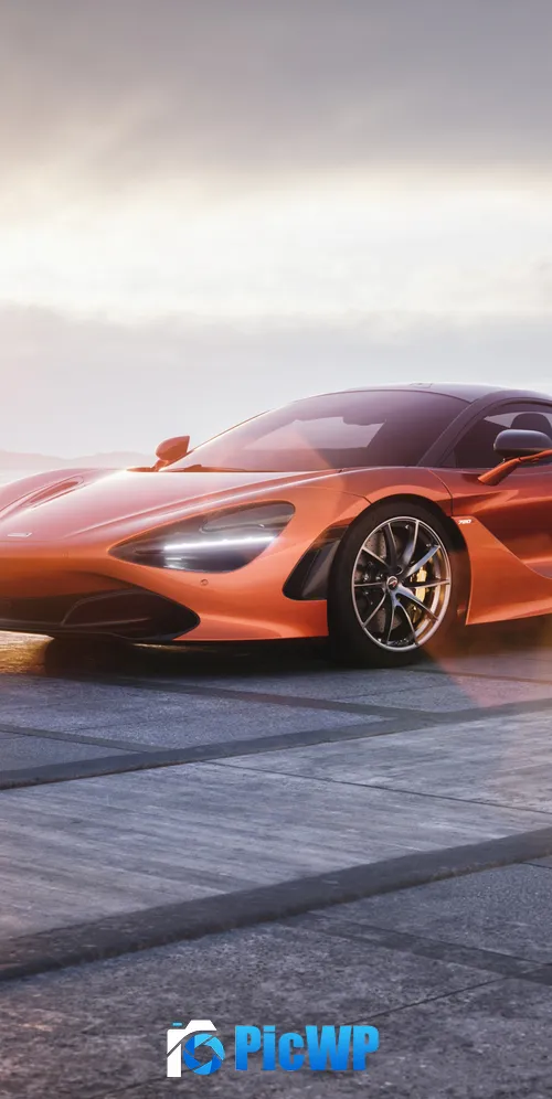 McLaren 720S Orange cars 3K Mobile Wallpaper