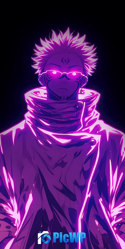 Sukuna Purple aesthetic AMOLED 3K Mobile Wallpaper